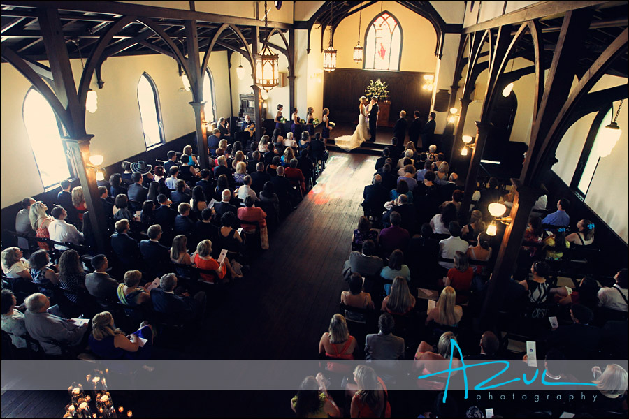 Lauren & Ben's All Saints Ceremony Downtown Raleigh Wedding photograph of ceremony