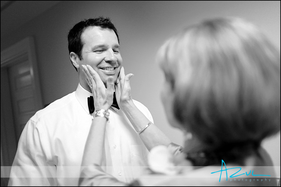 Groom before the wedding in Raleigh NC