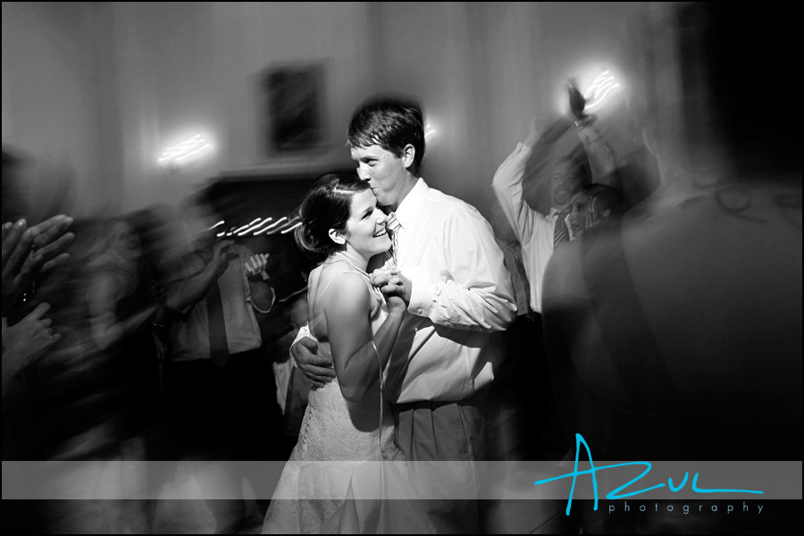Wedding reception inside The State Club, Raleigh NC