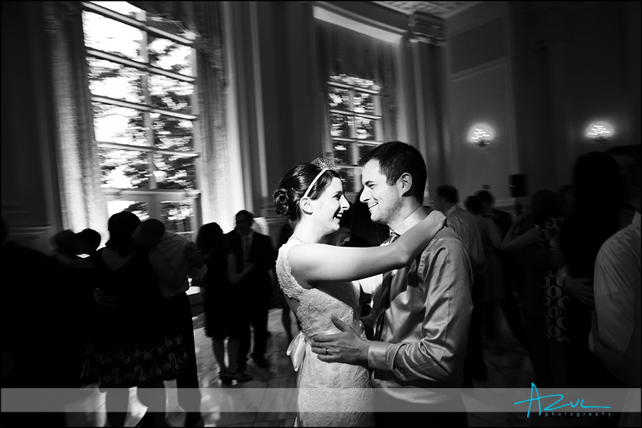 Meaghan & Matt dancing Unique wedding reception photography lighting Raleigh NC