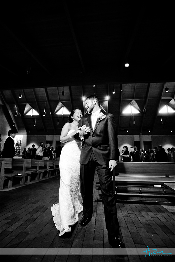 Bride and Groom ceremony wedding moment Durham NC
