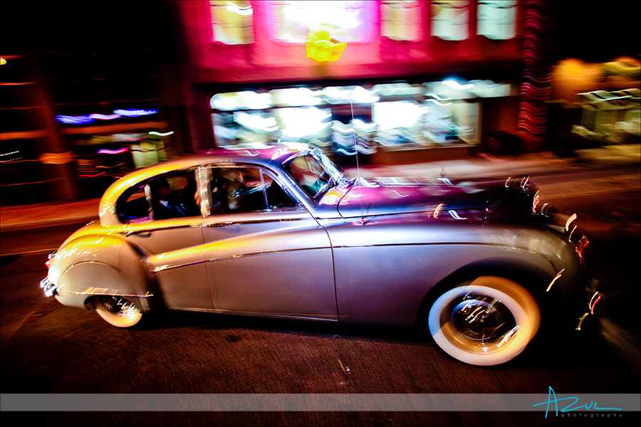 Vintage car transport B&G to the venue Weddings go vintage with vehicles all over the country