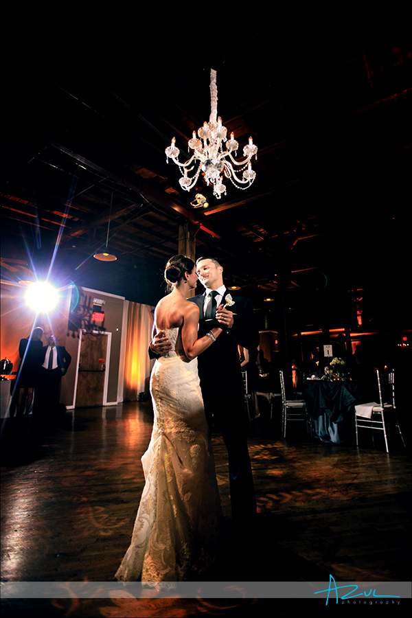 First dance Excellent dance floor lighting for weddings