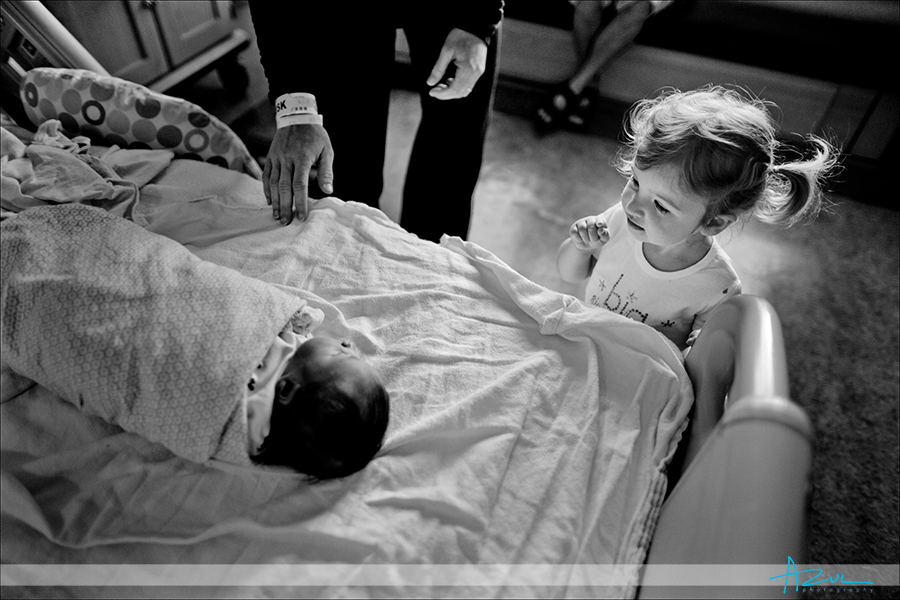 Jori points to Liam Family portrait photographer visits Wake Med Cary
